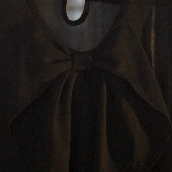 Sheer Black Sleeveless Dressy Blouse - Picture 2 of 4